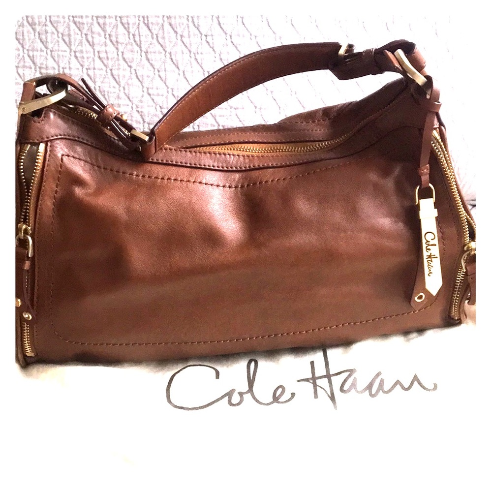 Cole Haan brown leather bag